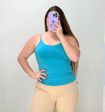 Blusa Tiras Cordon Resorte Plus