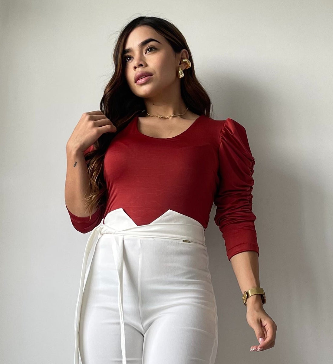 Blusa Manga 3/4 Enresortada