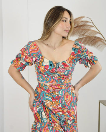 Crop Top Estampado