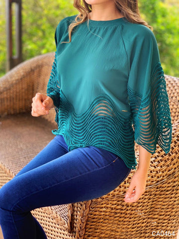 Blusa 3/4 bipiure