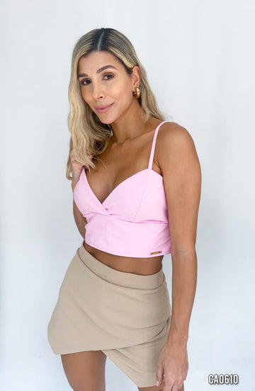 Crop Top Copas Tiras