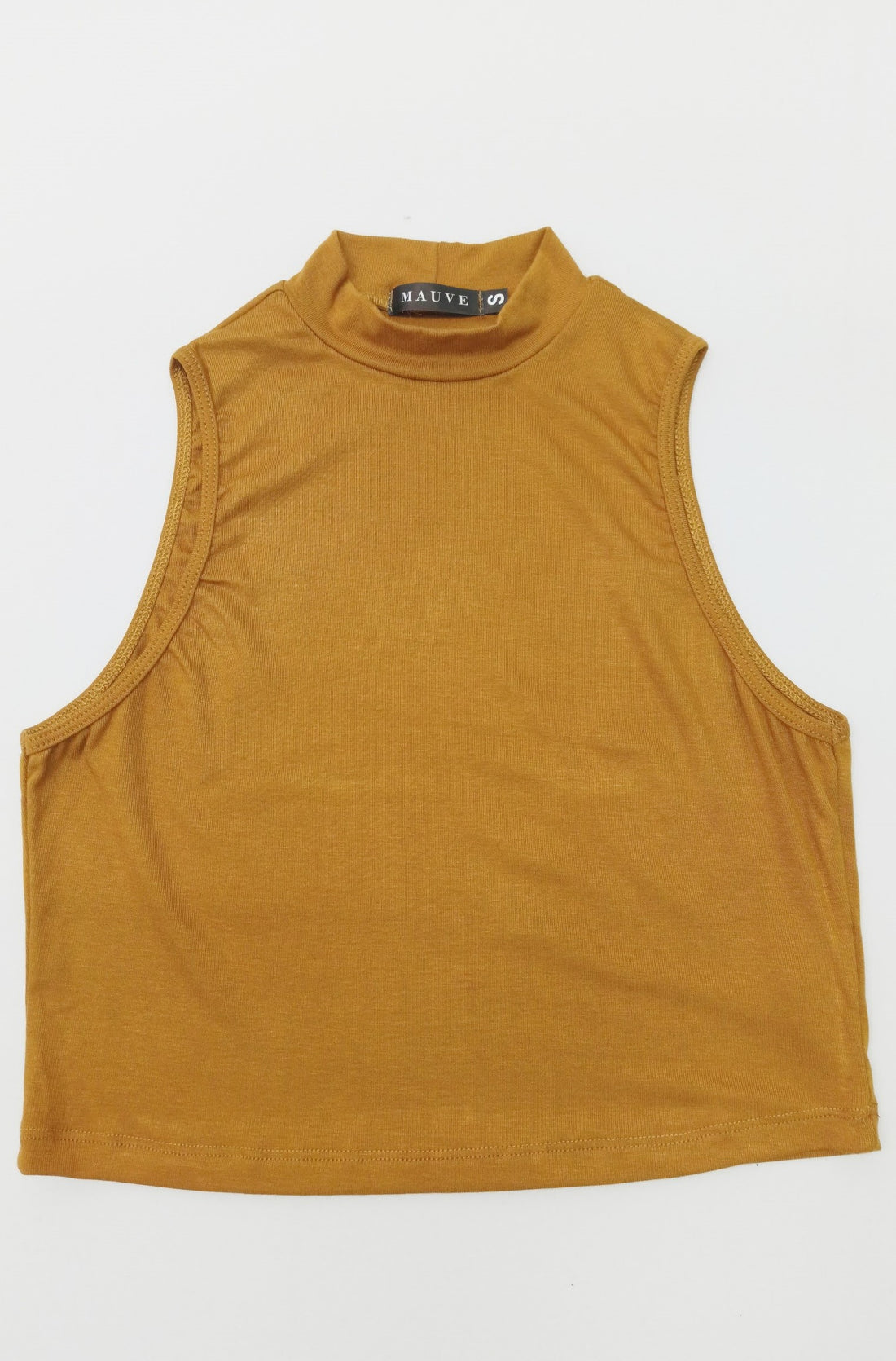 Blusa cuello alto manga sisa