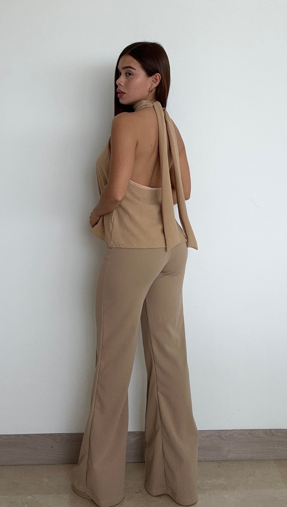 Blusa Manga Sisa Cuello Alto