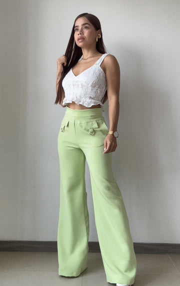 Pantalon Tapa Hebiila Con Cierre