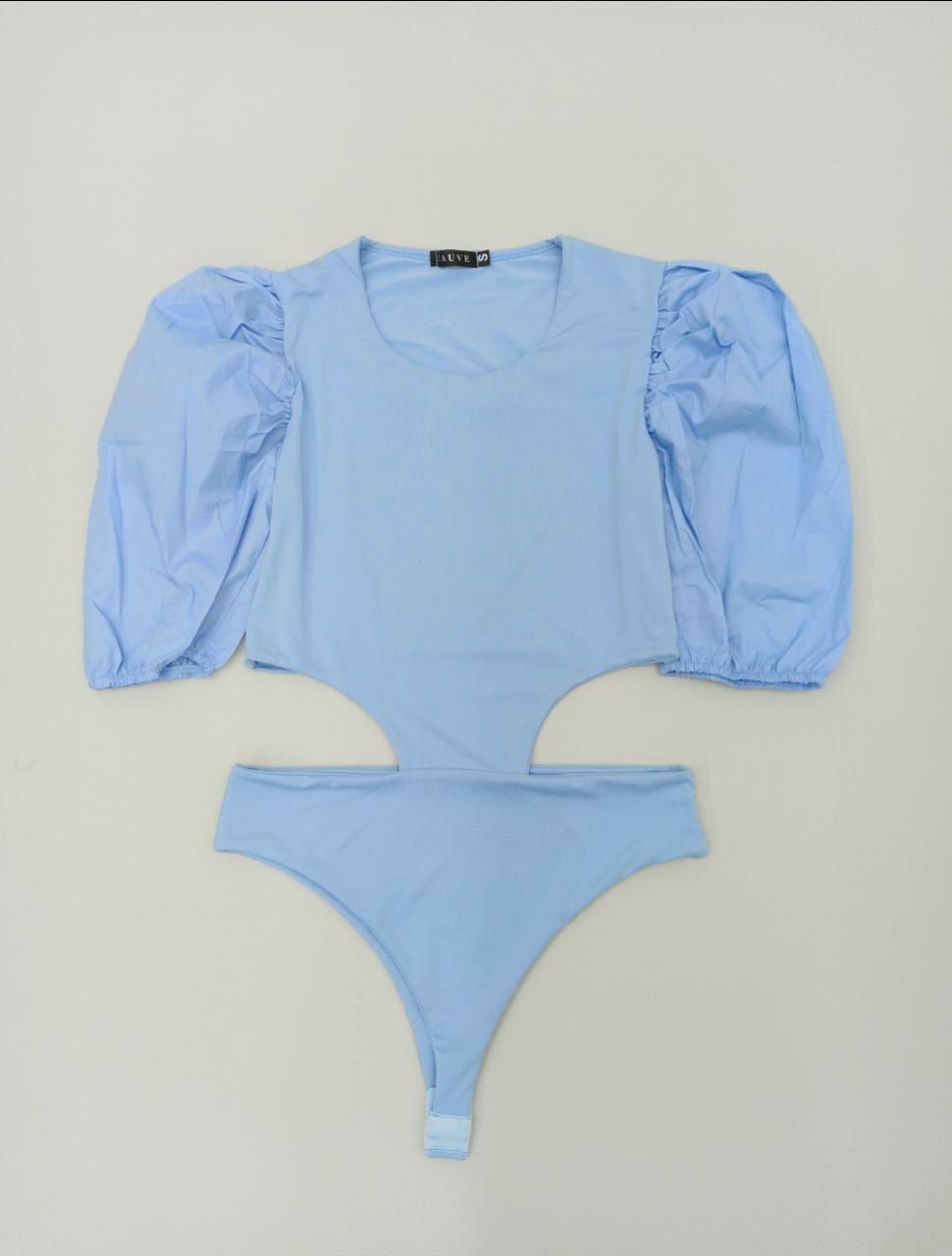 Body Manga Corta Abertura Cintura