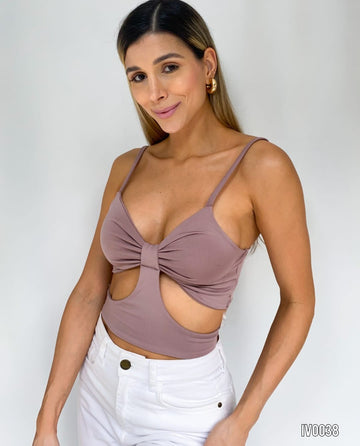 Blusa Tiras Centro Mono