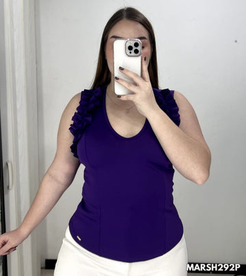 Blusa Manga Sisa Bolero Tallas Plus