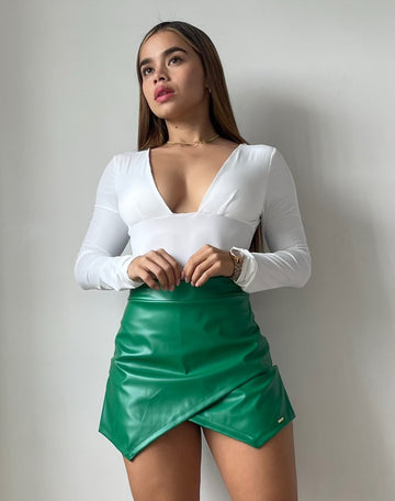 Falda Short Cuerina