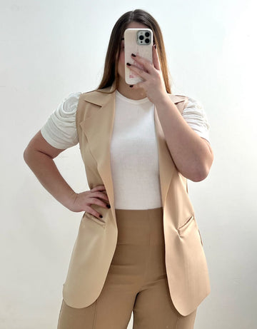 Blazer Manga Siza Talla Plus