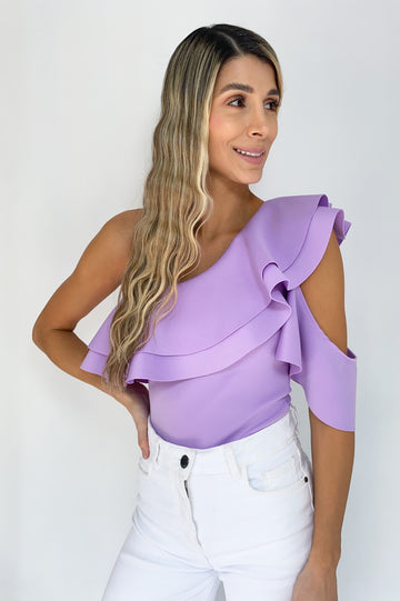 Body Asimetrico 2Mangas