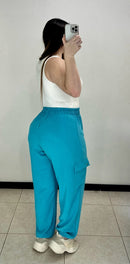 Pantalon Est Jogger Bolsillos Laterales