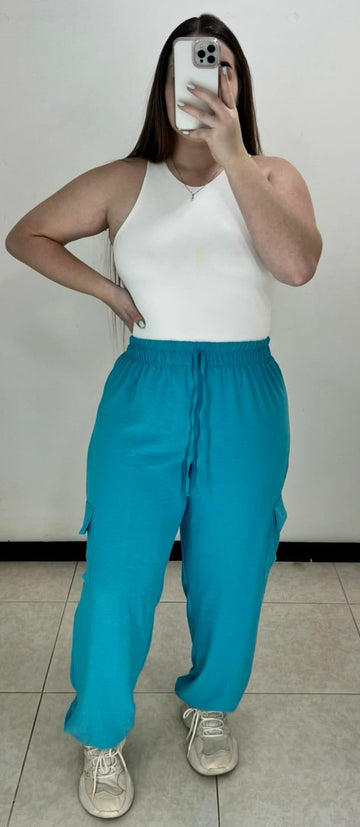 Pantalon Est Jogger Bolsillos Laterales