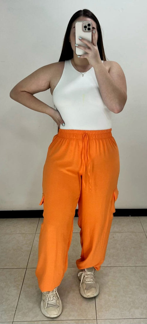 Pantalon Est Jogger Bolsillos Laterales