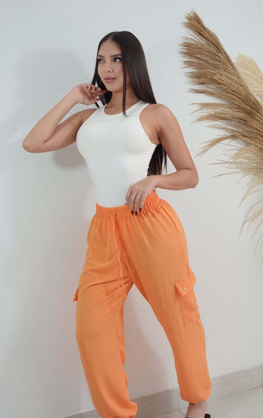 Pantalon Est Jogger Bolsillos Laterales