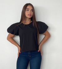 Blusa Dama Manga Corta Unicolor