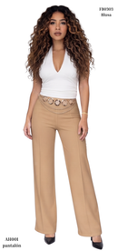 Pantalon Tiro Alto Cadena