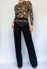 Pantalon Tiro Alto Cadena