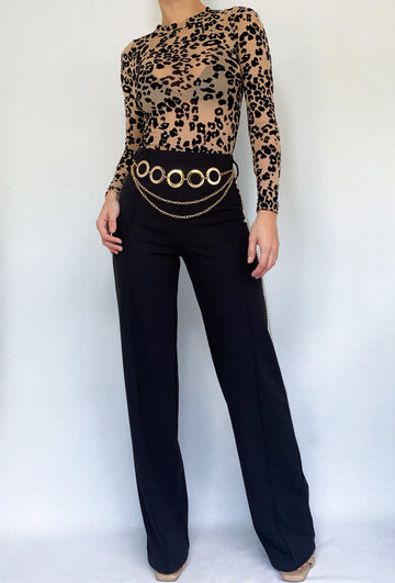 Pantalon Tiro Alto Cadena