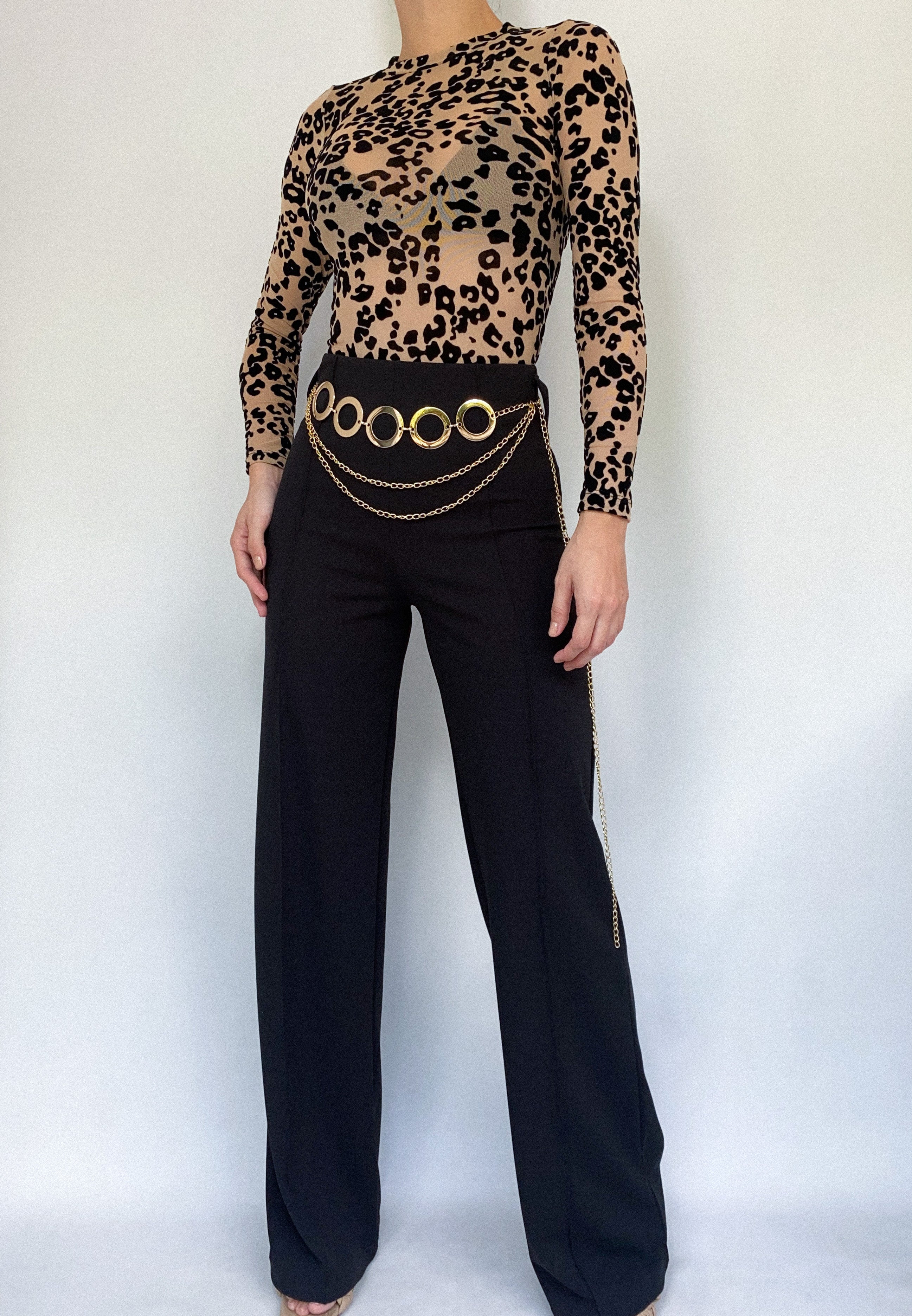 Pantalon Tiro Alto Cadena