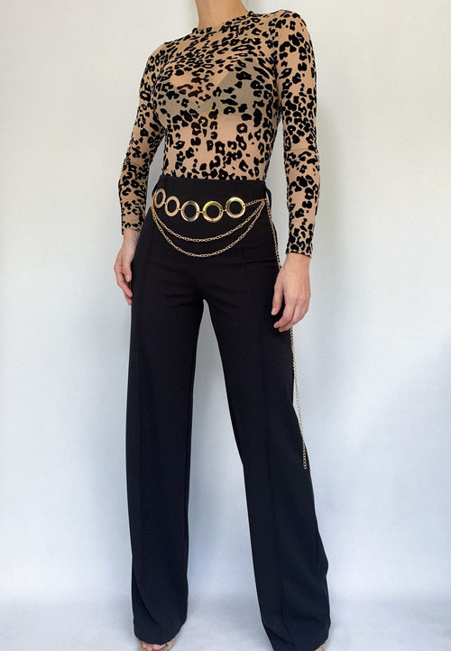 Pantalon Tiro Alto Cadena