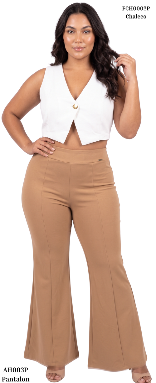 Pantalon Bota Campana Crepe