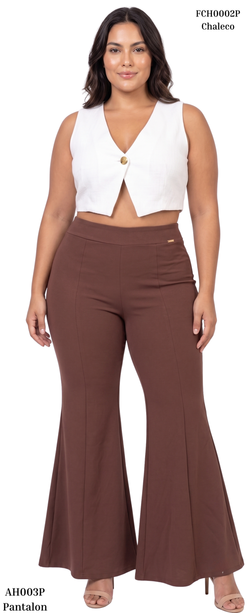 Pantalon Bota Campana Crepe
