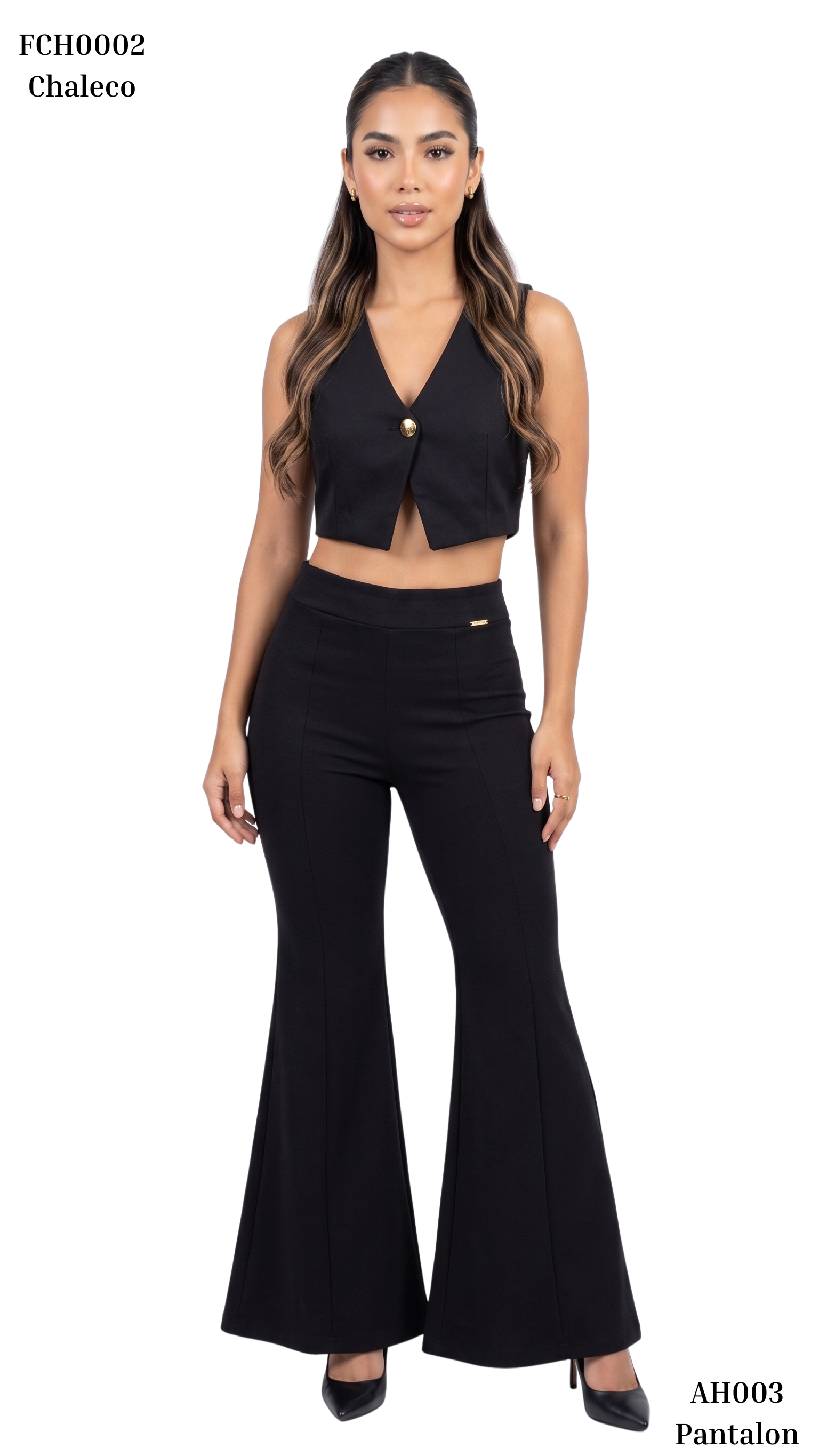 Pantalon Bota Campana Crepe