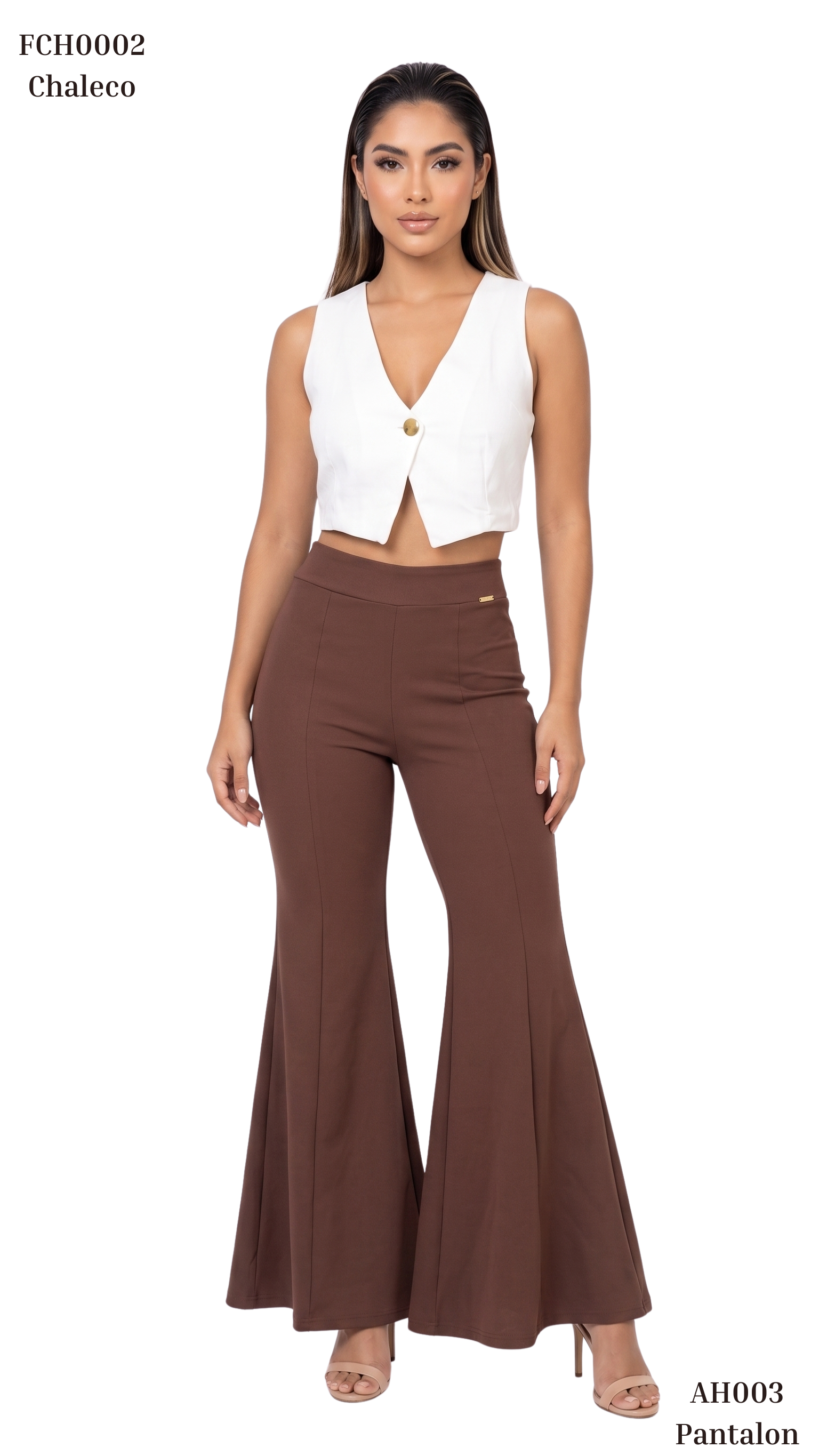 Pantalon Bota Campana Crepe
