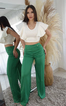 Pantalon Tiro Alto Scuba Lisa Plus