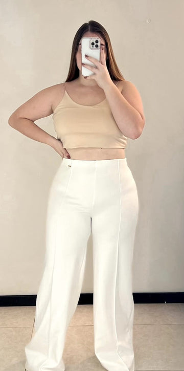 Pantalon Tiro Alto Scuba Lisa Plus
