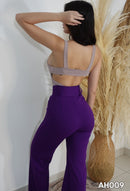 Pantalon Con Cierre Y Cinturon