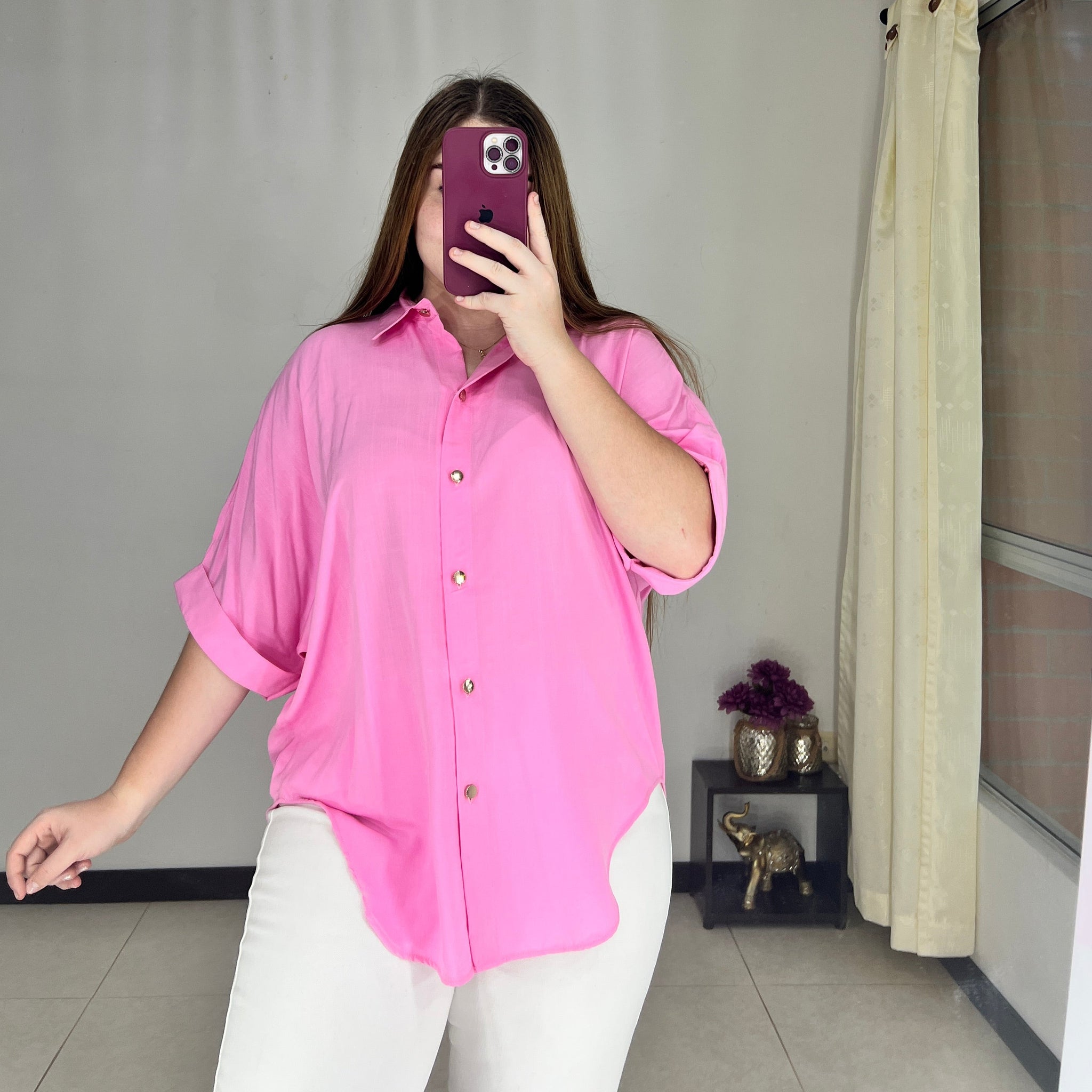 Camisera Mang/C Tallas Plus