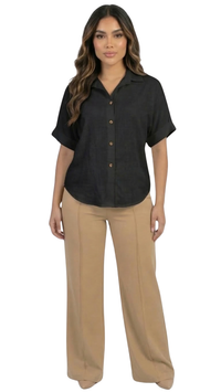 Camisera Manga Corta Unicolor