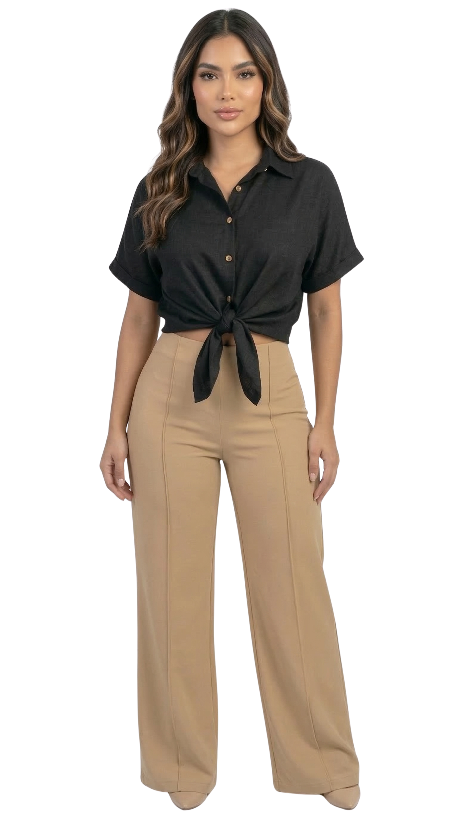 Camisera Manga Corta Unicolor