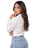Camisera Manga Larga Hoja Rota Botones