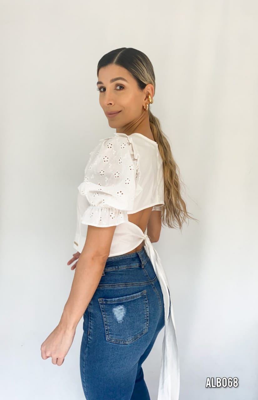 Blusa Manga Corta Amarara Atras