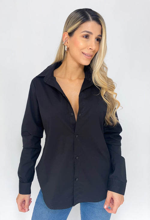 Camisera Manga Larga Unicolor