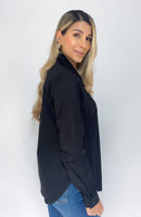 Camisera Manga Larga Unicolor