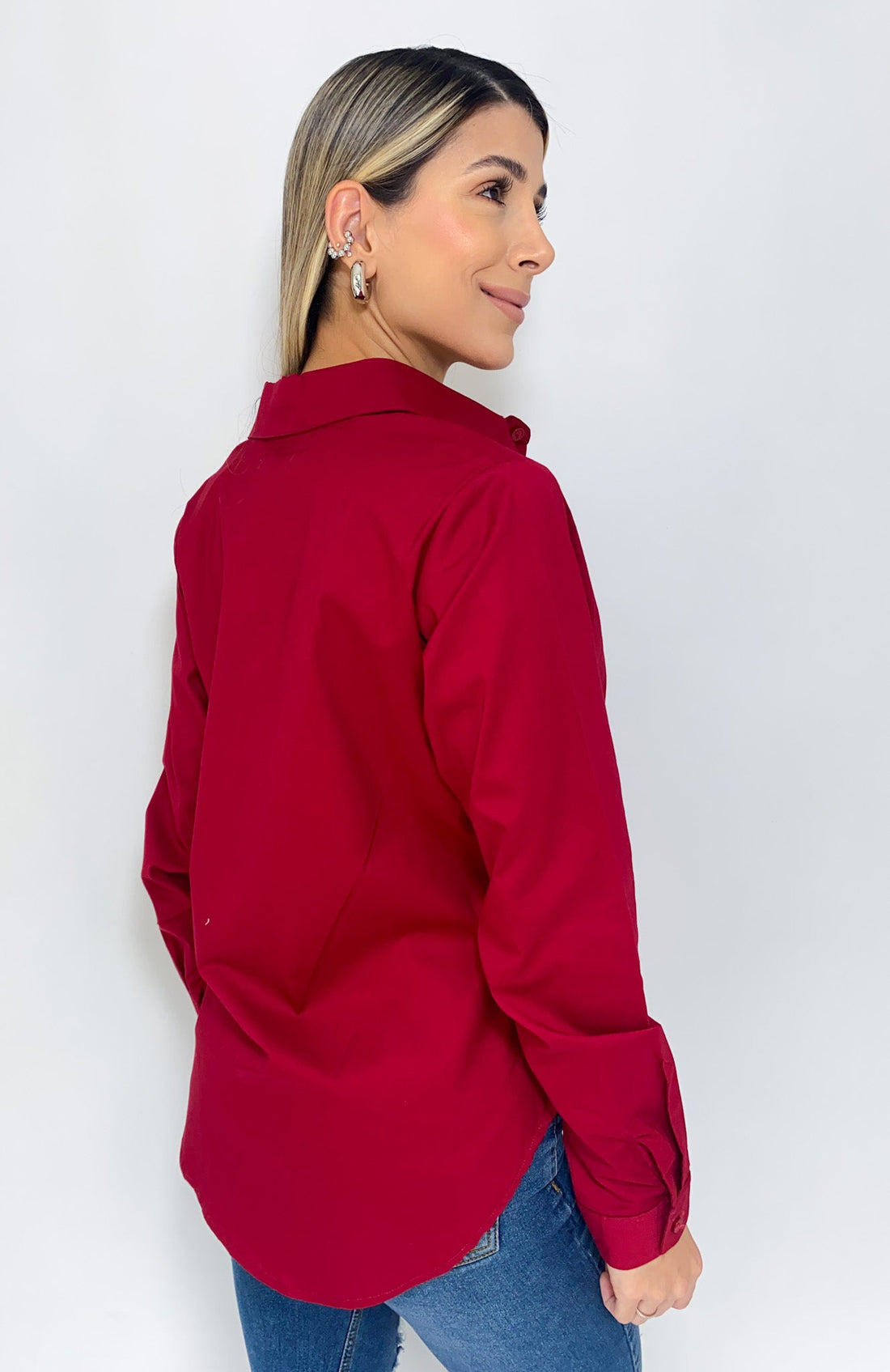 Camisera Manga Larga Unicolor