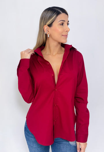 Camisera Manga Larga Unicolor