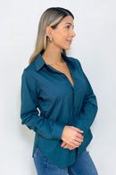 Camisera Manga Larga Unicolor