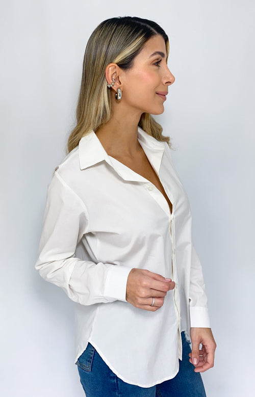 Camisera Manga Larga Unicolor