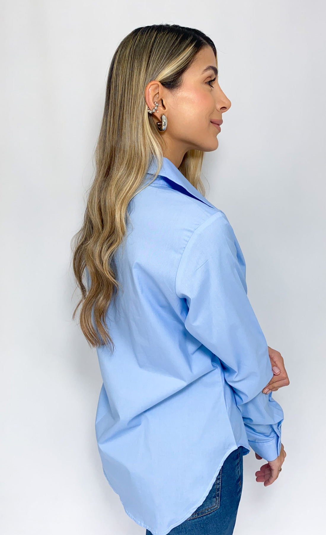 Camisera Manga Larga Unicolor