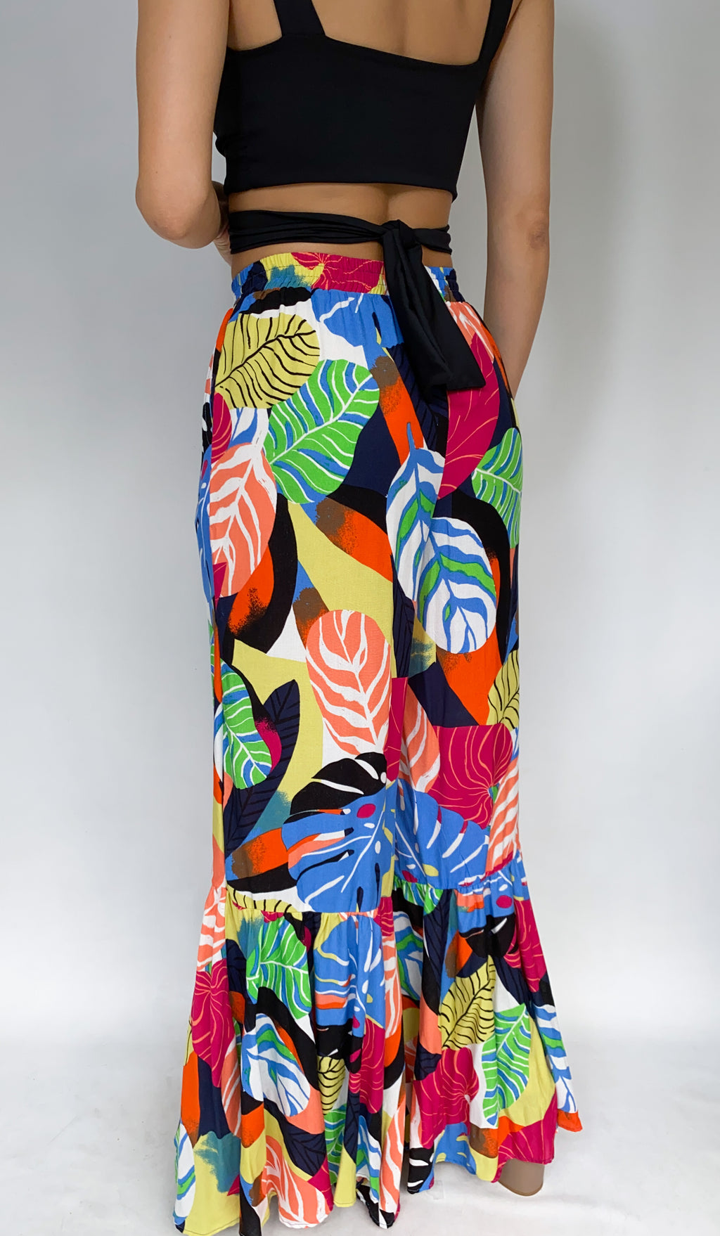 Pantalon Bota Ancha Estampado