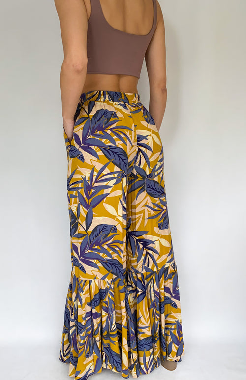 Pantalon Bota Ancha Estampado