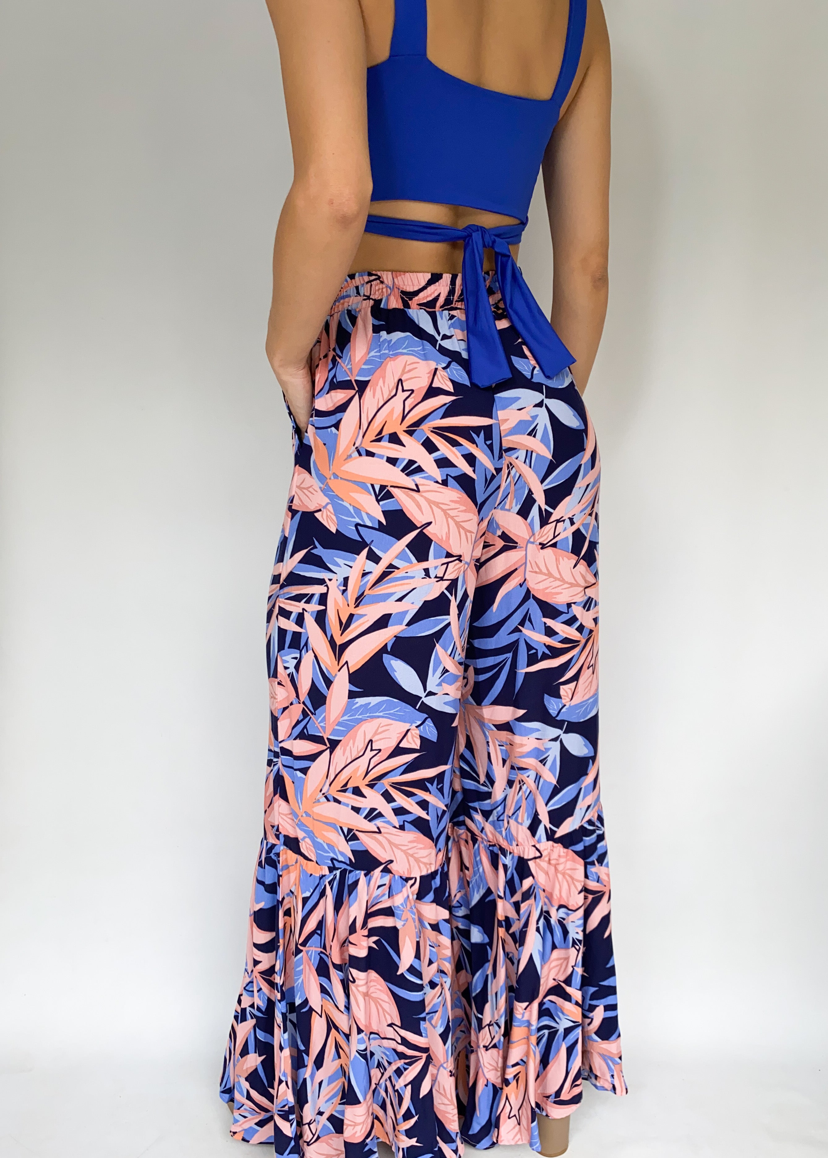 Pantalon Bota Ancha Estampado