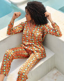 Conjunto Pantalon Camisera Estampado