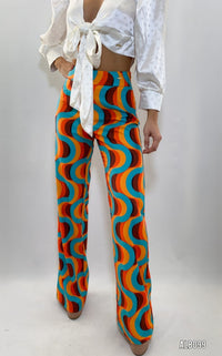 Pantalon Estampado Bota Recta