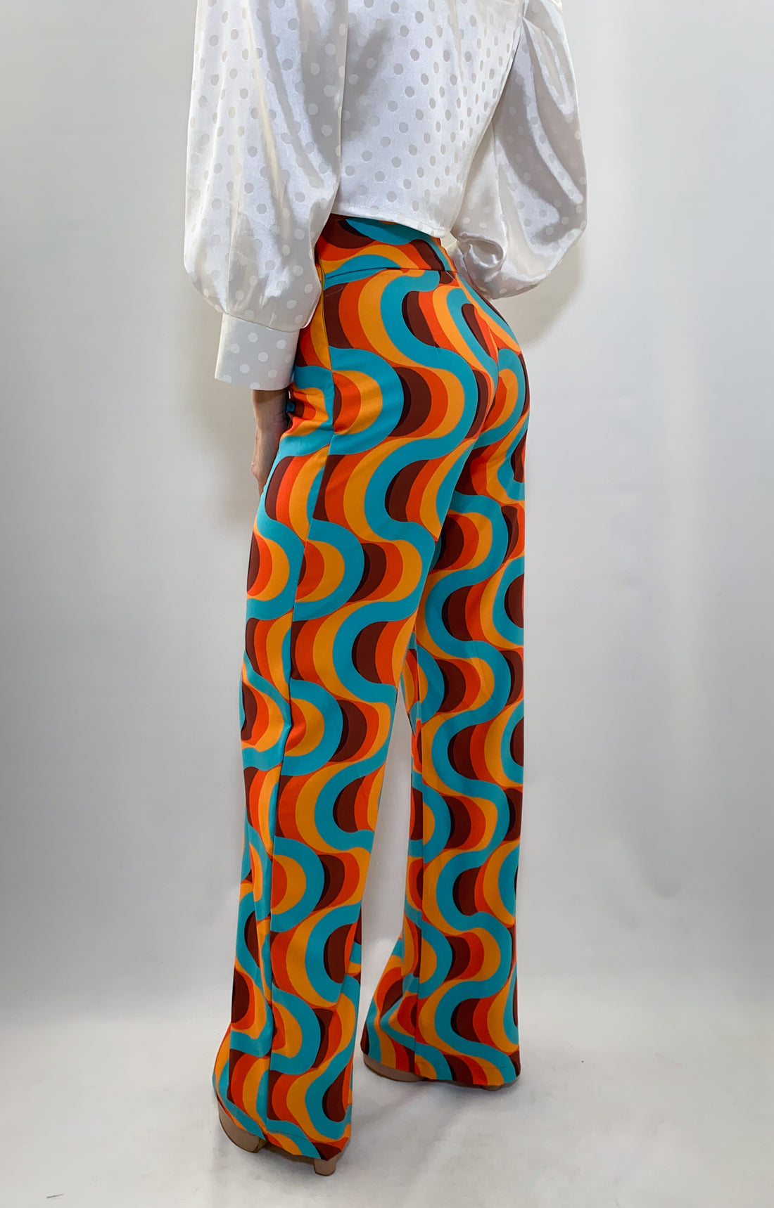 Pantalon Estampado Bota Recta