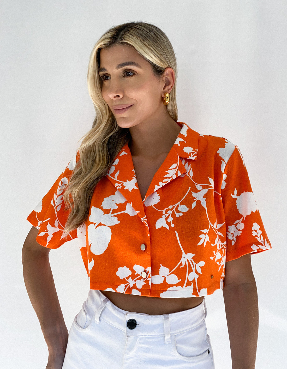Camisera Corta Oversize Estampada